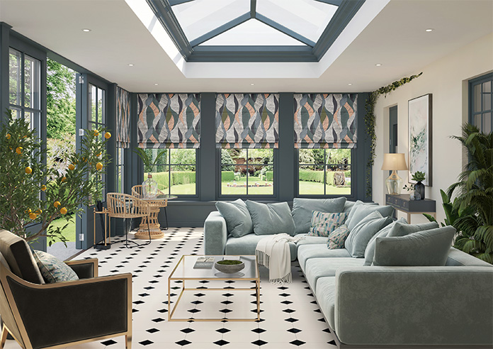 Anthurium, Camomile - Roman Blind - Image 8